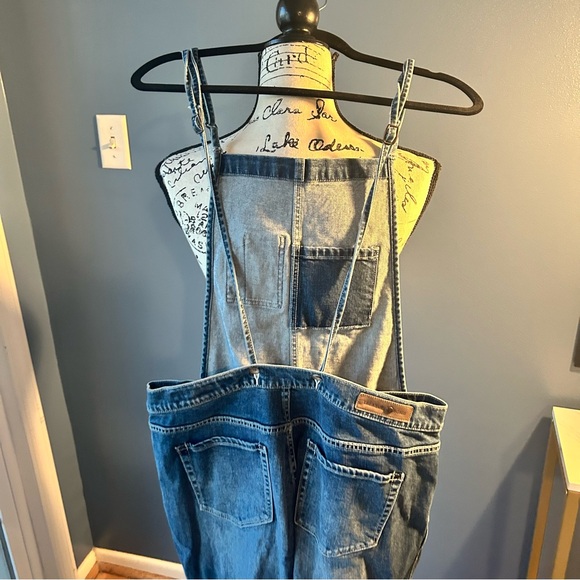 Treasure & Bond Apron Denim Overalls - Picture 7 of 15